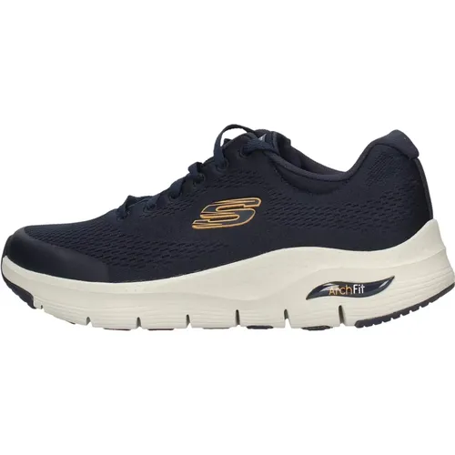 Sportlicher Walking Sneaker mit Arch Fit , Herren, Größe: 44 EU - Skechers - Modalova