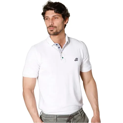 Leopardi Herren Polo mit Schneiderdetails - Mason's - Modalova