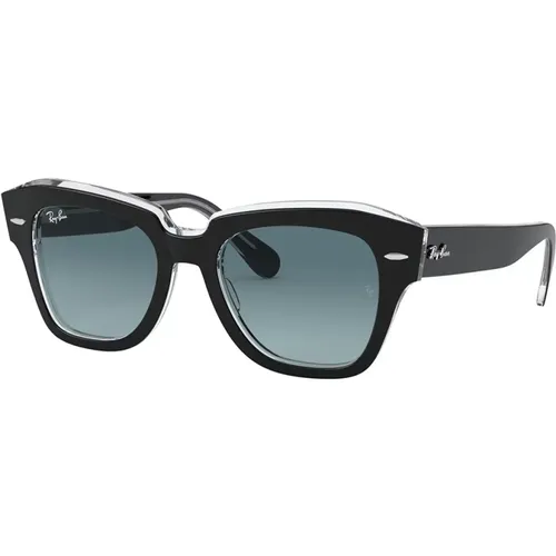 Quadratische Sonnenbrille State Street Rb2186 , unisex, Größe: 49 MM - Ray-Ban - Modalova