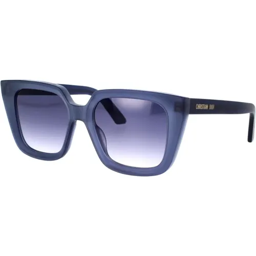 Midnight Square Sunglasses with Gradient Lenses , unisex, Sizes: 53 MM - Dior - Modalova