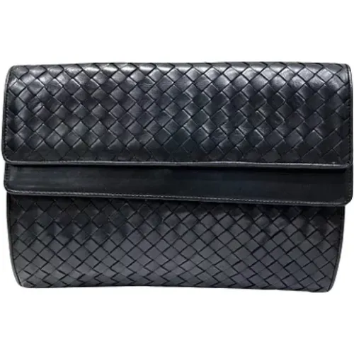 Pre-owned Clutches, female, , Size: ONE SIZE Pre-owned Leather clutches - Bottega Veneta Vintage - Modalova