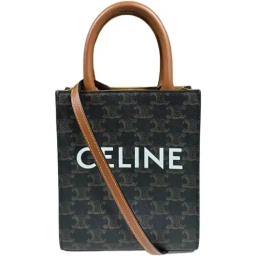 Pre-owned Handbags, female, , Size: ONE SIZE Pre-owned Coated canvas celine-bags - Celine Vintage - Modalova