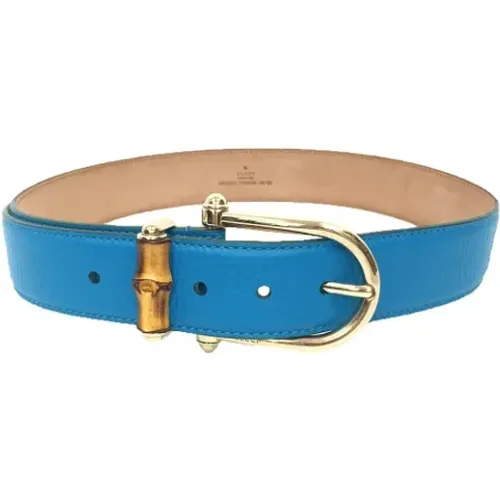 Pre-owned Belts, female, , Size: ONE SIZE Pre-owned Leather belts - Gucci Vintage - Modalova