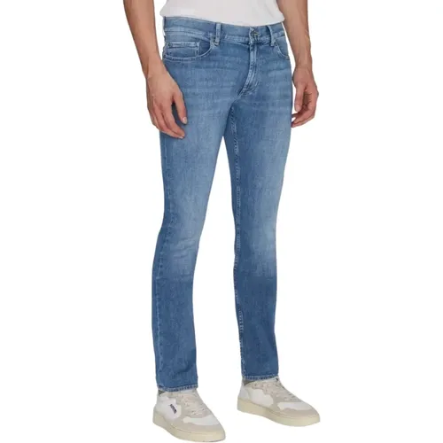 Forallmankind Paxtyn Left Hand Matira Light , male, Sizes: W33, W28 - 7 For All Mankind - Modalova