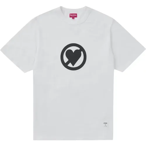 Limitierte Auflage No Love Grafik T-Shirt , Herren, Größe: XL - Supreme - Modalova