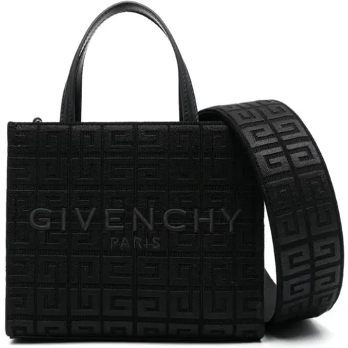 Canvas Mini Tote Tasche,Schwarze Einkaufstasche - Givenchy - Modalova