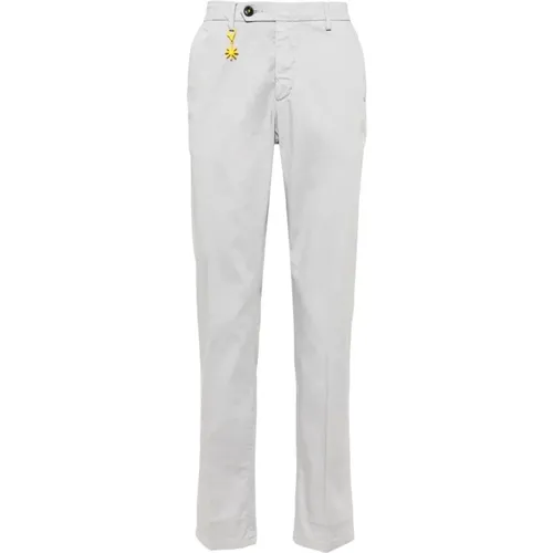 Trousers Grey , male, Sizes: XL, L, 2XL - Manuel Ritz - Modalova