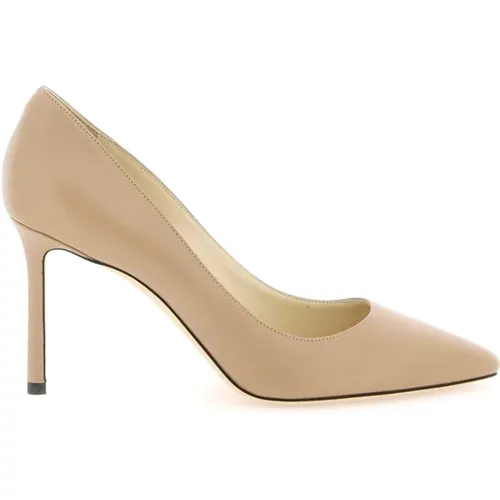 Romy 85appa leather pumps , female, Sizes: 6 UK, 7 UK, 5 UK, 3 UK, 4 UK - Jimmy Choo - Modalova