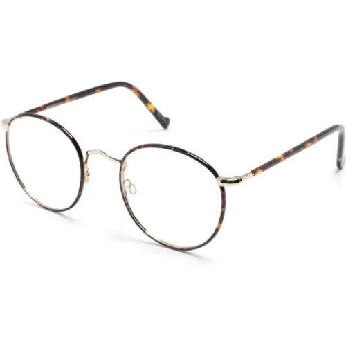 ZEV OPT Tortoise Gold Optical Frame , unisex, Sizes: 49 MM - Moscot - Modalova