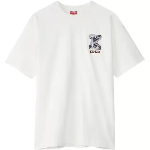 Stylish K T-Shirt for Men , male, Sizes: XL - Kenzo - Modalova