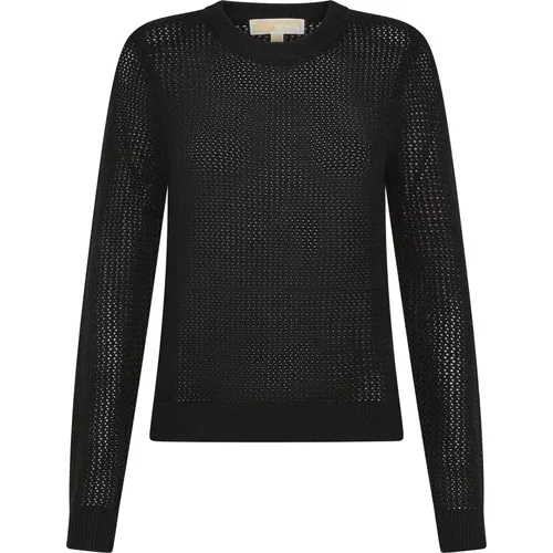 Schwarze Pullover Kollektion , Damen, Größe: L - Michael Kors - Modalova