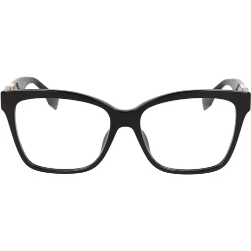 Cat Eye Acetat Brille , unisex, Größe: 55 MM - Fendi - Modalova
