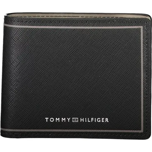 Wallets & Cardholders, male, , Size: ONE SIZE Men's Wallet Contrast Logo - Tommy Hilfiger - Modalova