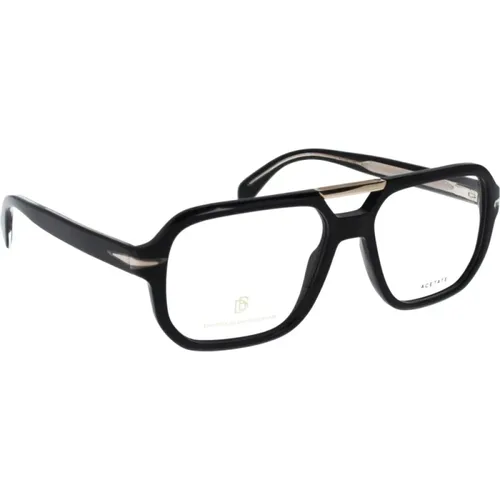 David Beckham Original Prescription Glasses , male, Sizes: 56 MM - Eyewear by David Beckham - Modalova