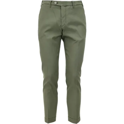 Chinos, male, , Size: W38 Men's Cotton Pants, Bra Mcbramm2798S23 - Michael Coal - Modalova