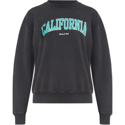 Sweatshirts, unisex, , Size: XL Sweatshirt from the The Mountain collection - Sporty & Rich - Modalova