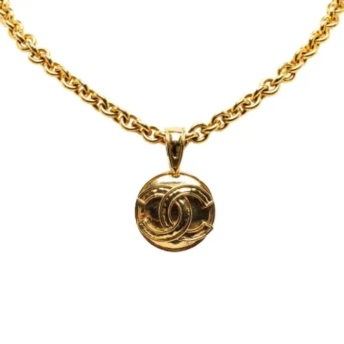 Pre-owned Jewellery, female, , Size: ONE SIZE Pre-owned Gold necklaces - Chanel Vintage - Modalova