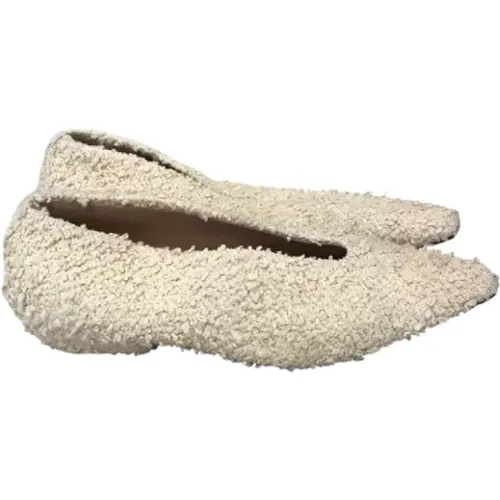 Pre-owned Flats, female, , Size: 6 1/2 US Pre-owned Canvas flats - Bottega Veneta Vintage - Modalova