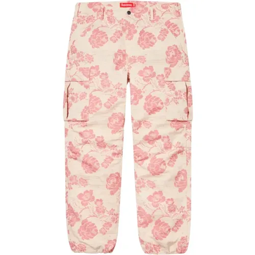 Floral Tapestry Cargo Pant , male, Sizes: W30 - Supreme - Modalova