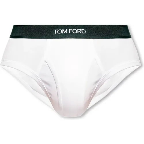 Bottoms, male, , Size: XL Briefs with Logo - Tom Ford - Modalova