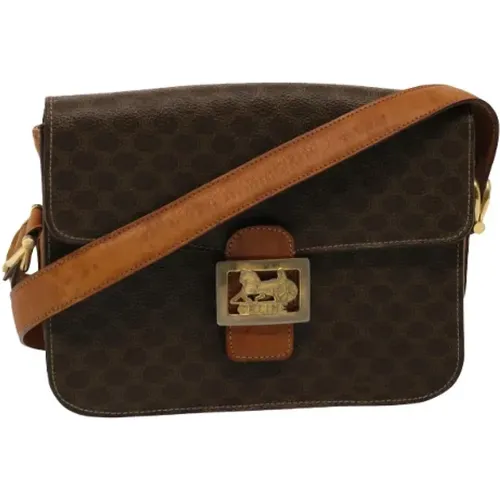 Pre-owned Cross Body Bags, female, , Size: ONE SIZE Pre-owned Leather celine-bags - Celine Vintage - Modalova