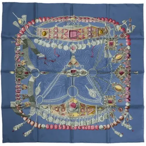 Pre-owned Scarves, female, , Size: ONE SIZE Pre-owned Silk scarves - Hermès Vintage - Modalova