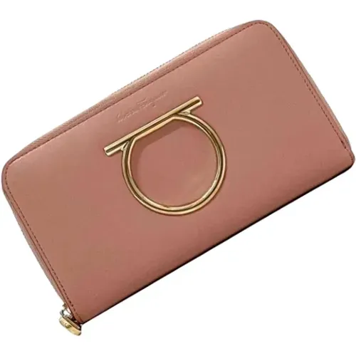 Pre-owned Leather wallets , female, Sizes: ONE SIZE - Salvatore Ferragamo Pre-owned - Modalova