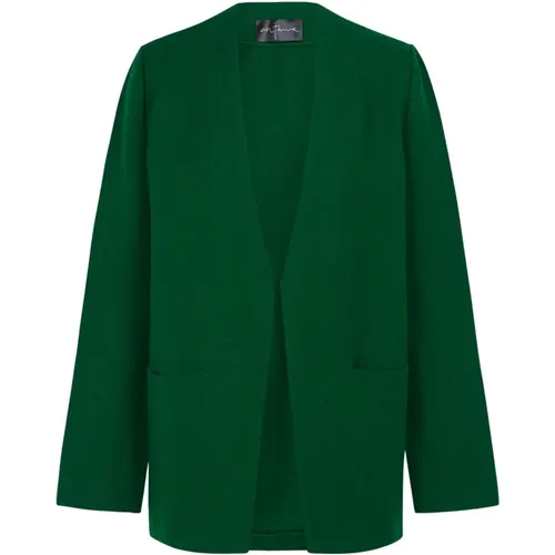 Emerald Linen and Virgin Wool Jacket , female, Sizes: M, XL, L, 2XL, S - Cortana - Modalova