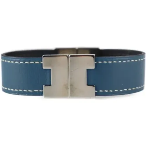 Pre-owned Jewellery, female, , Size: ONE SIZE Pre-owned Leather bracelets - Hermès Vintage - Modalova