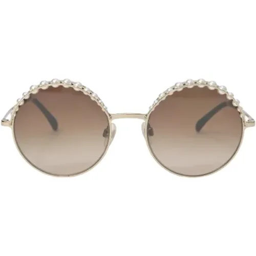 Pre-owned Accessories, female, , Size: ONE SIZE Pre-owned Metal sunglasses - Chanel Vintage - Modalova