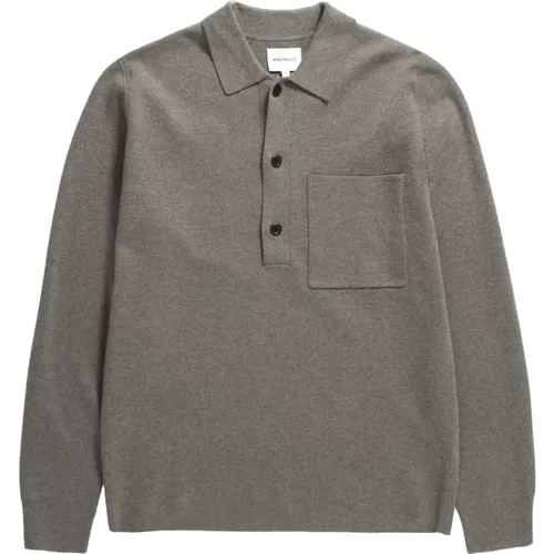 Polo Shirts, male, , Size: L Merino Cotton Milano Polo - Norse Projects - Modalova
