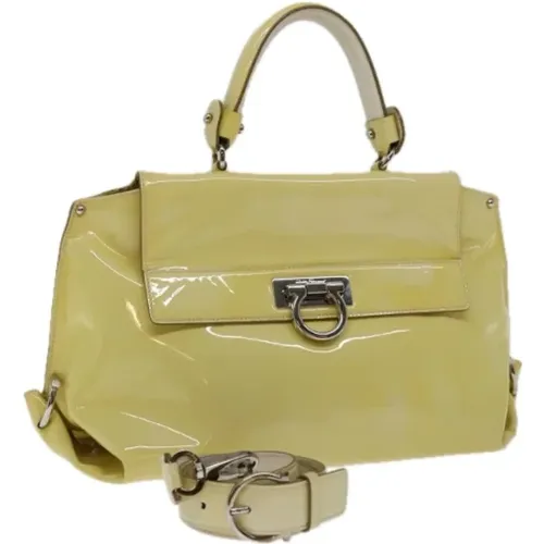 Pre-owned Leather handbags , female, Sizes: ONE SIZE - Salvatore Ferragamo Pre-owned - Modalova