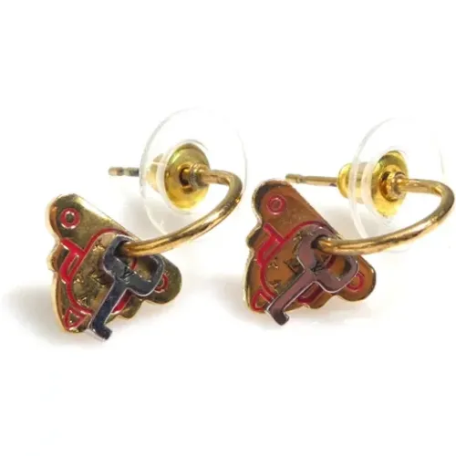 Pre-owned Jewellery, female, , Size: ONE SIZE Pre-owned Metal earrings - Louis Vuitton Vintage - Modalova