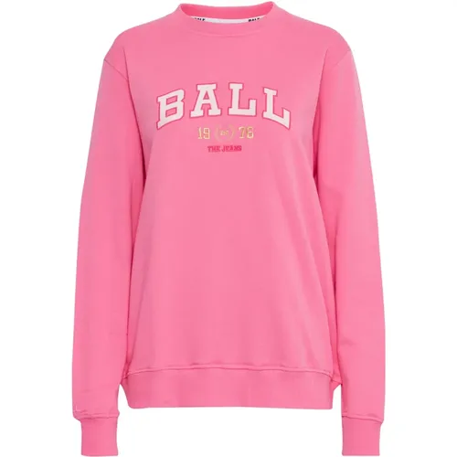 L. Taylor Bubblegum Sweatshirt , Damen, Größe: M - Ball - Modalova