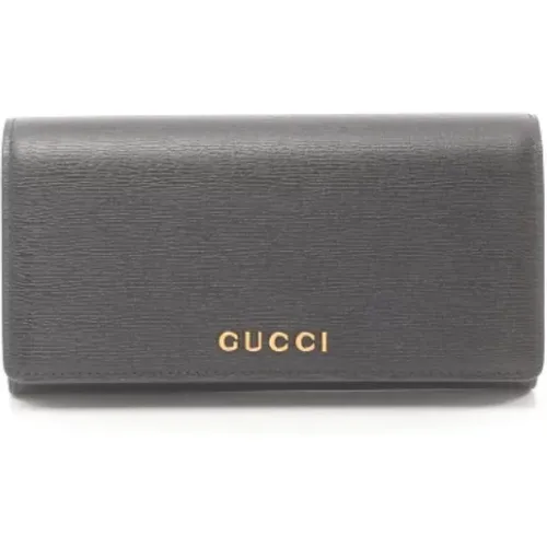 Pre-owned Wallets, female, , Size: ONE SIZE Pre-owned Leather wallets - Gucci Vintage - Modalova