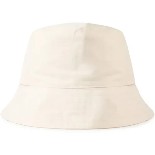 Hats, male, , Size: ONE SIZE TV Bucket Hat Cotton Italy - Off White - Modalova