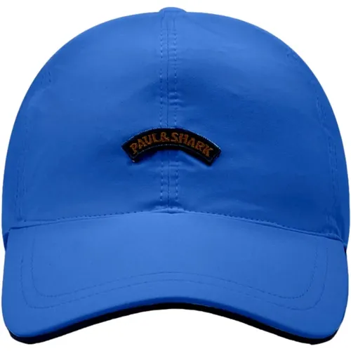 Caps, male, , Size: ONE SIZE Baseball Cap with Emblem in Monaco - PAUL & SHARK - Modalova