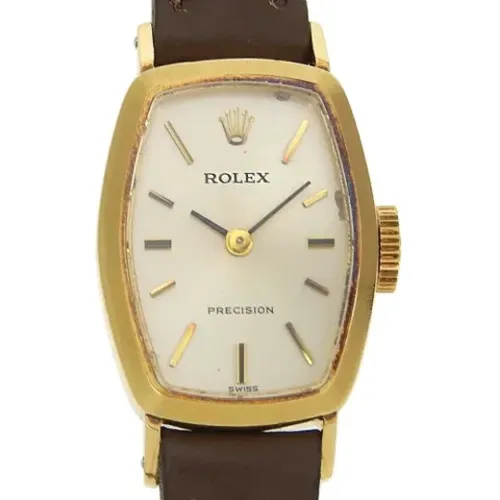 Pre-owned Gold watches , female, Sizes: ONE SIZE - Rolex Vintage - Modalova