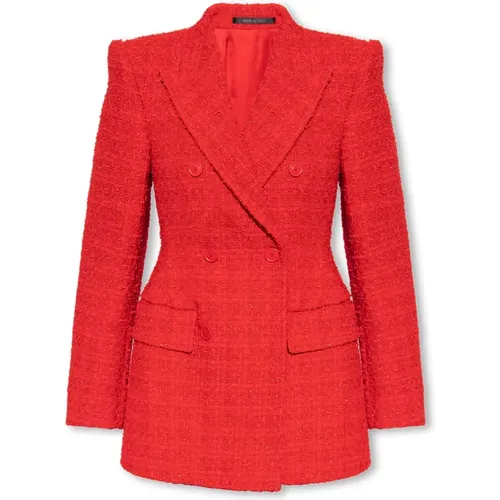 Tweed blazer , female, Sizes: M - Balenciaga - Modalova