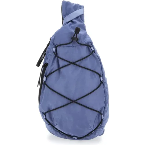 Cross Body Bags, unisex, , Size: ONE SIZE Round Backpack Grape Leather - C.P. Company - Modalova