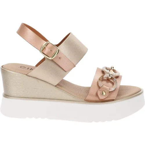 Damen Sandalen aus Kunstleder - Cinzia Soft - Modalova