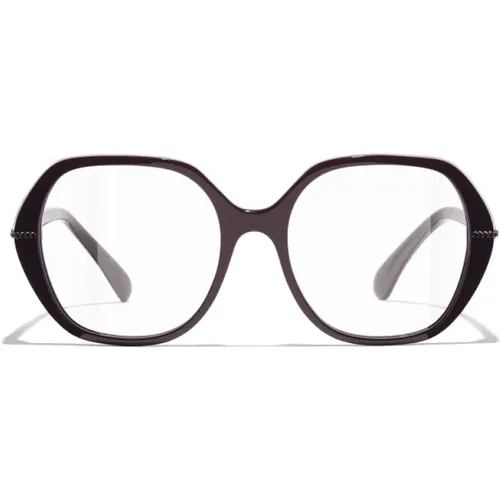 Originale Korrekturbrille mit 3 Jahren Garantie , Damen, Größe: 52 MM - Chanel - Modalova