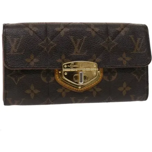Gebrauchte braune Leinwand Louis Vuitton Geldbörse , Damen, Größe: ONE Size - Louis Vuitton Vintage - Modalova