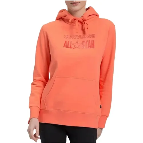 Oranger Pullover , Damen, Größe: S - Converse - Modalova