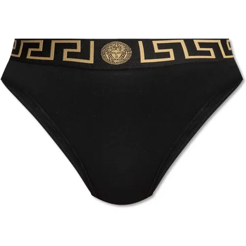 Bottoms, female, , Size: M High-waisted briefs - Versace - Modalova