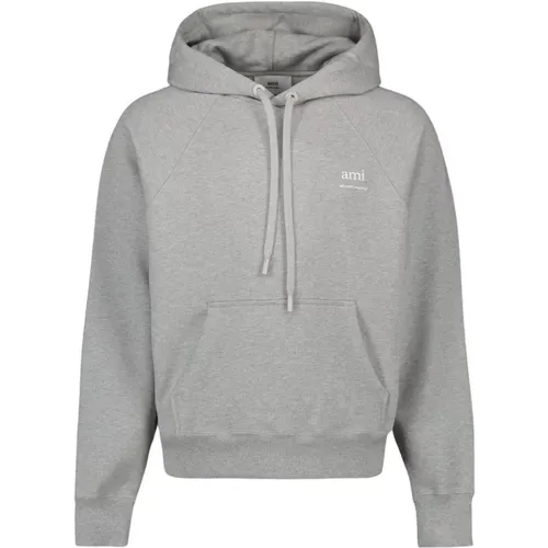 Logo Hoodie Sweatshirt , Herren, Größe: XL - Ami Paris - Modalova