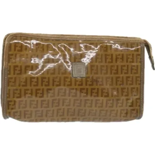 Pre-owned Clutches, female, , Size: ONE SIZE Pre-owned Canvas fendi-bags - Fendi Vintage - Modalova