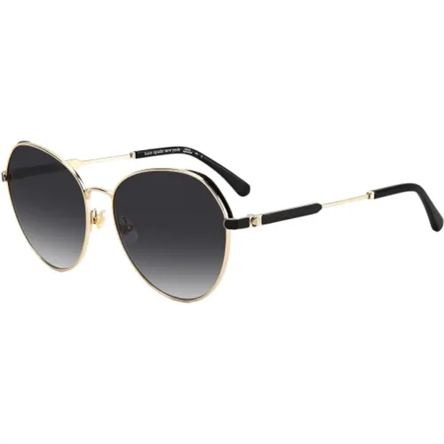 Schwarze Metallsonnenbrille - Kate Spade - Modalova