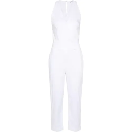 Schicker Weißer Jumpsuit , Damen, Größe: L - PATRIZIA PEPE - Modalova