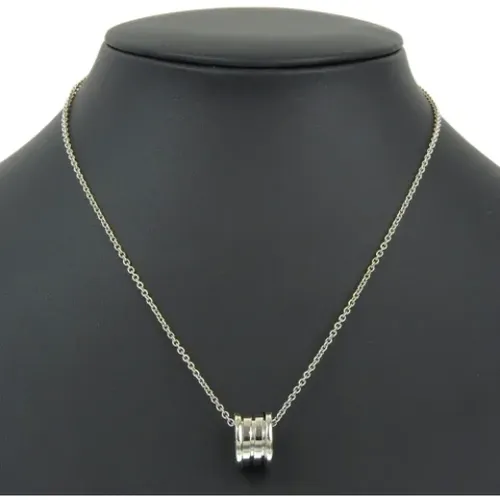 Pre-owned Jewellery, female, , Size: ONE SIZE Pre-owned White Gold necklaces - Bvlgari Vintage - Modalova